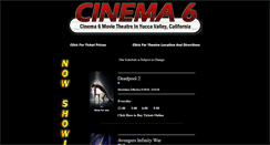 Desktop Screenshot of cinema6theatre.com